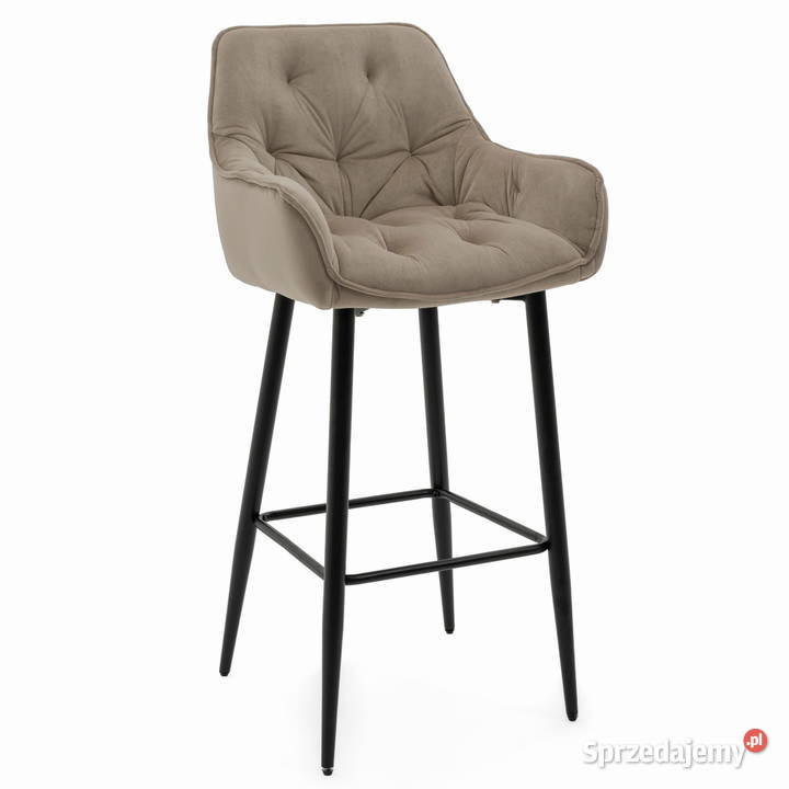 Ciemnobeżowy Hoker Tapicerowany Siena Wysyłka Dom i Ogród wielkopolskie Tarchały Małe