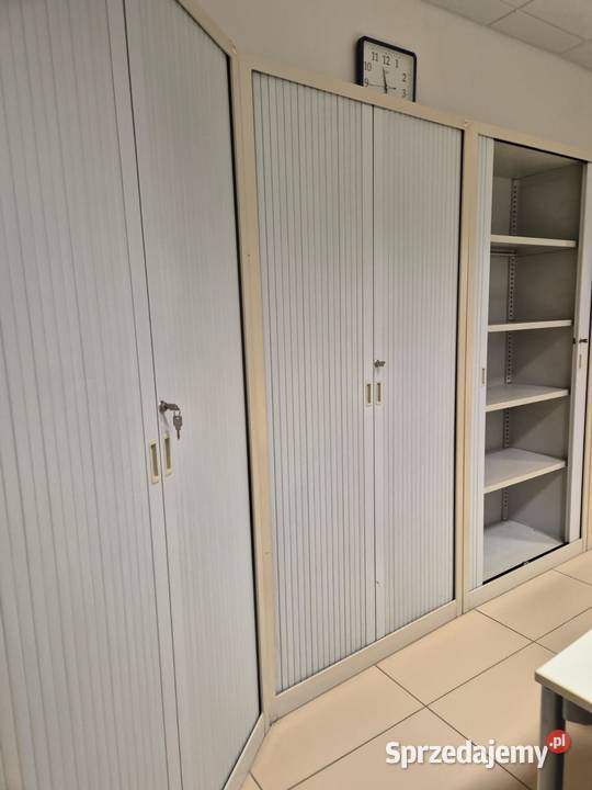 Szafa metalowa żaluzjowa półki Dostępne 5 sztuk Warszawa