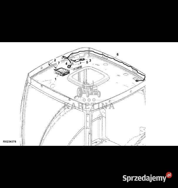 RE575067 John Deere 8345R Radio