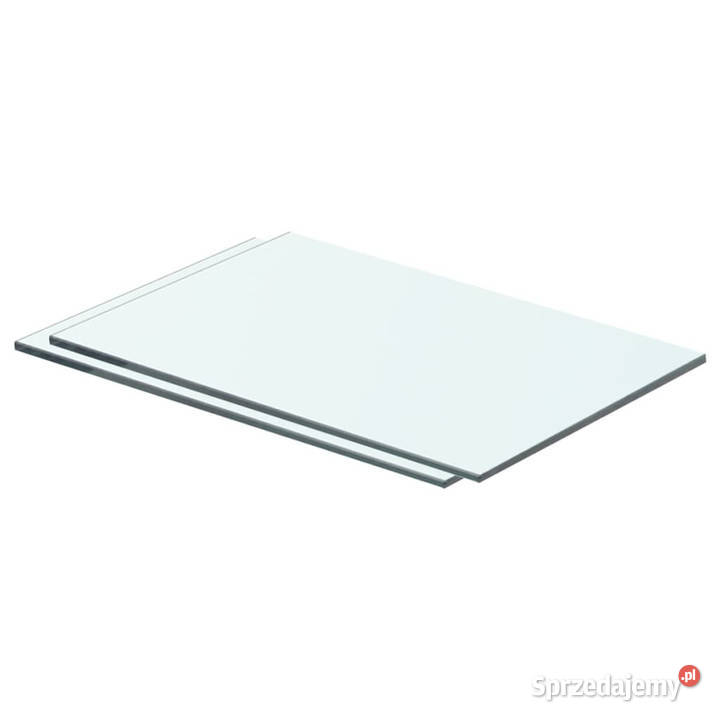 Półki 2 panel z przezroczystego szkła 40 x 20 Warszawa