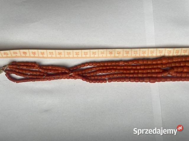 Piękne korale naturalne stan b Biżuteria Opole