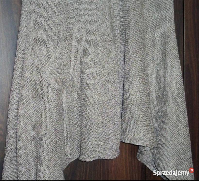 Tunika w stylu boho asymetryczna z akrylu w wielkopolskie Wieleń