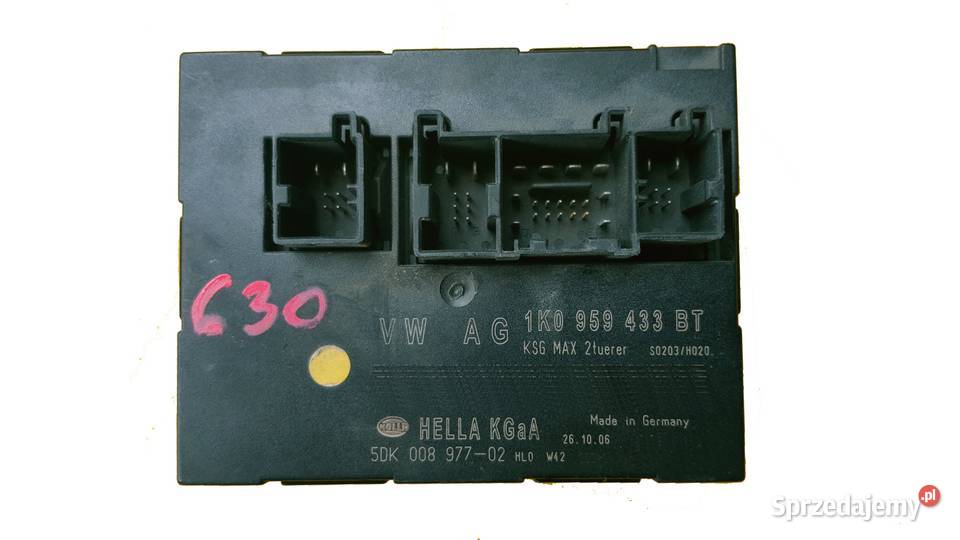 VW TOURAN I LIFT 07r modul komfortu 1K0959433BT Suków sprzedam