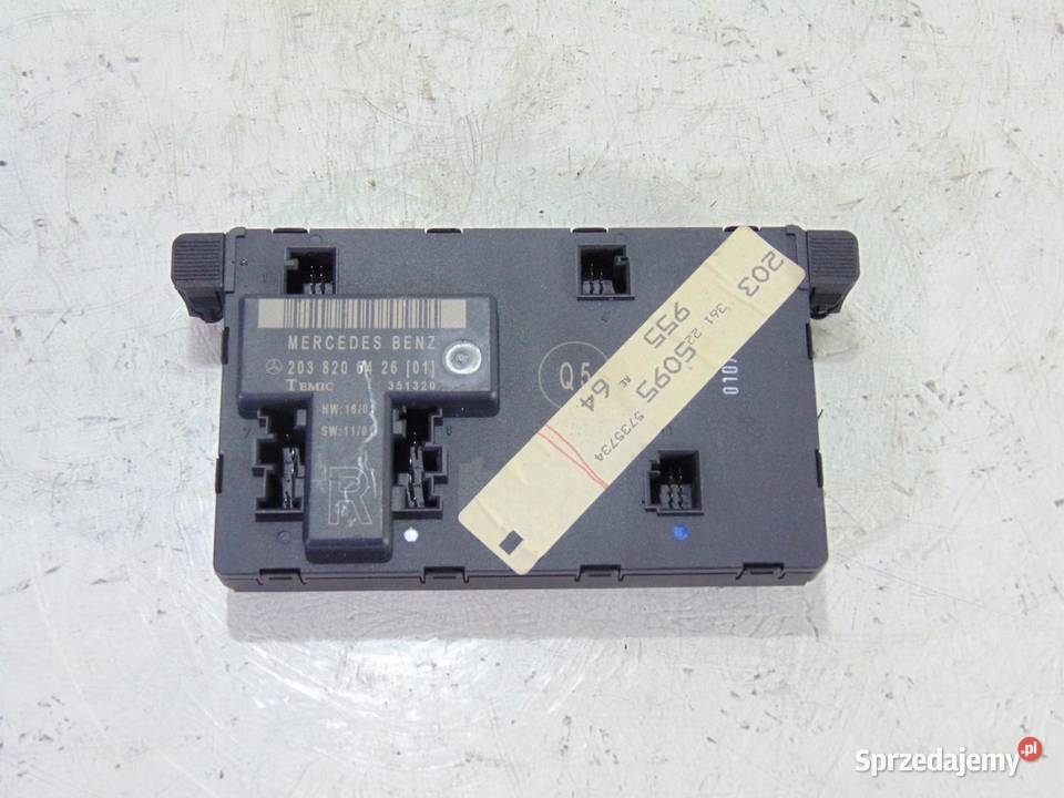 STEROWNIK DRZWI PRAWY PRZÓD W203 A2038206426