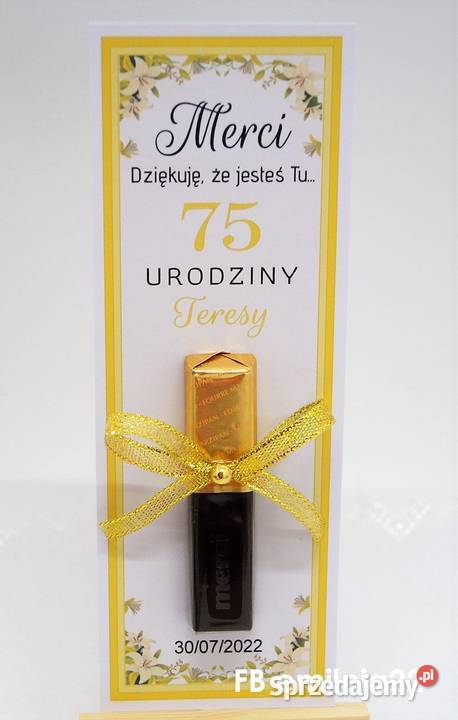Merci jako podziękowanie gości z okazji urodzin Zielona Góra