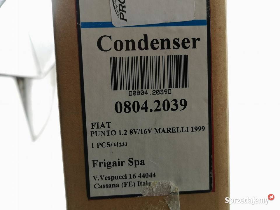 SKRAPLACZ CHŁODNICY KLIMATYZACJI FIAT PUNTO 9910