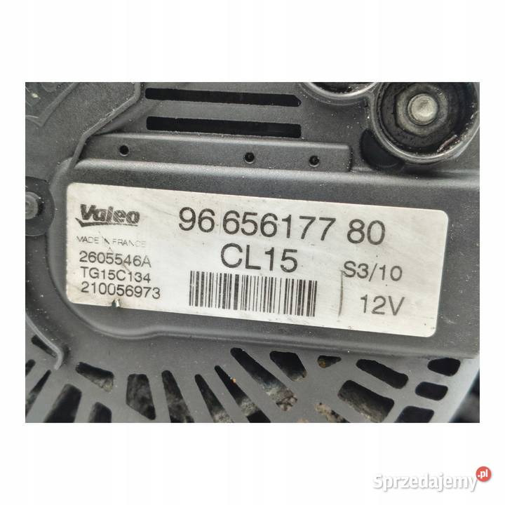 ALTERNATOR Citroen Berlingo Peugeot Partner 16 Układ elektryczny silnika Chełm