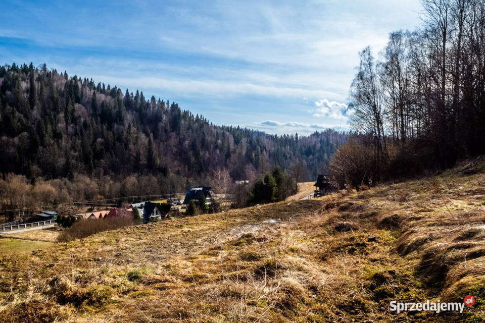 Działka budowlana w Gorcach 2255m2 Łopuszna