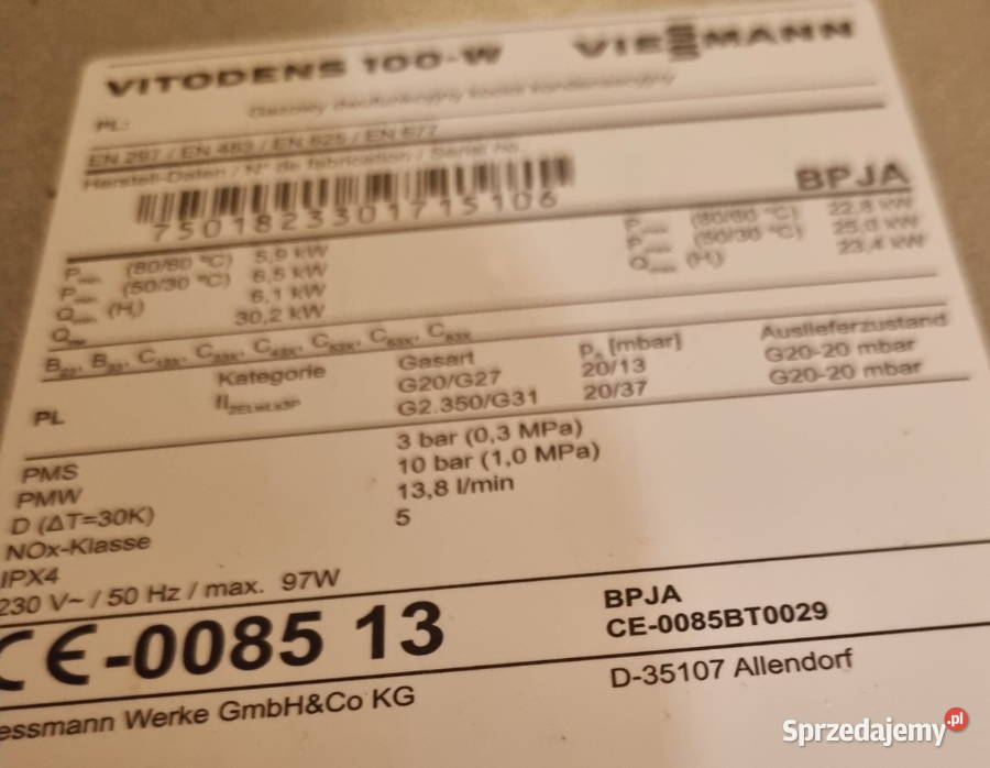 Elektronika Viessmann Vitodens 100 BPJA dolnośląskie
