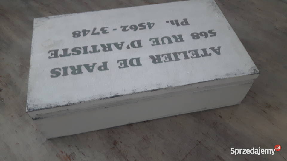 Pudełko drewniane Pozostałe Otwock sprzedam