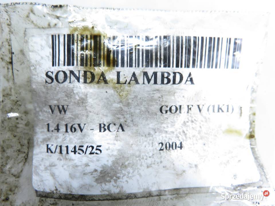SONDA LAMBDA VW GOLF V 1K1 14 16V BCA 0258007355 małopolskie