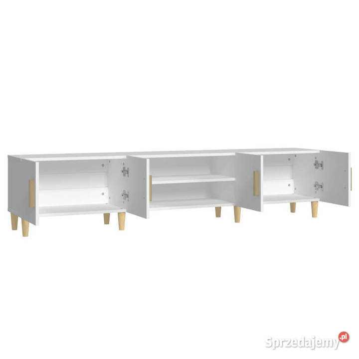 Szafka pod TV biała 180x315x40 materiał Warszawa