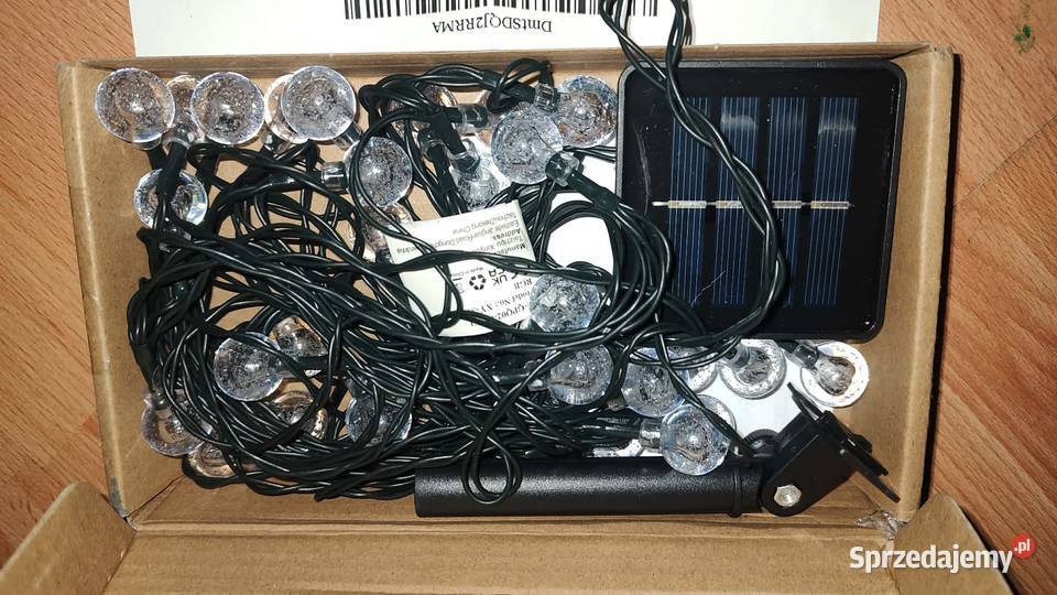 girlanda solarna z kulami LED 81m Pozostałe Książ Wielkopolski