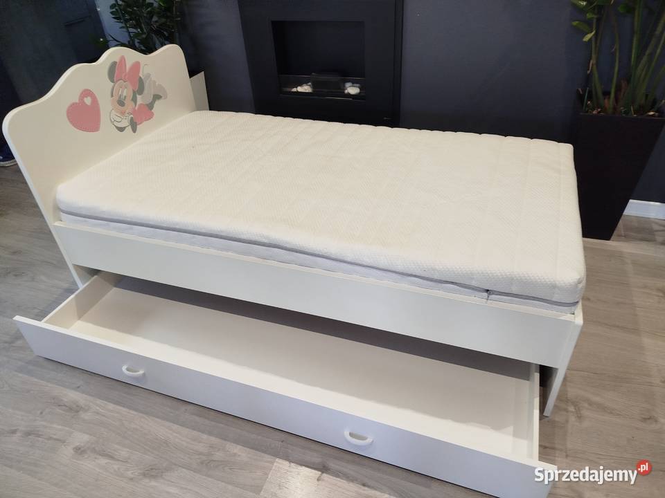Łóżko Minnie Meblik materac Senpo skrzynia na Łóżka i materace Kobierzyce