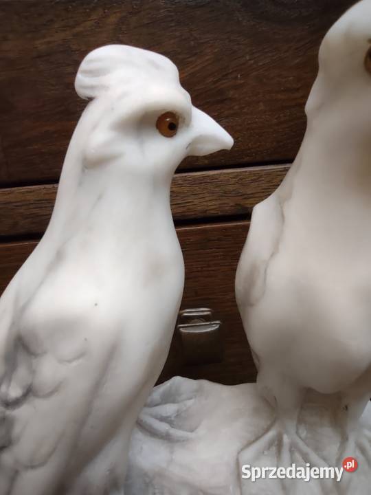 Stara Rzeźba Ptaki Marmur Gniezno