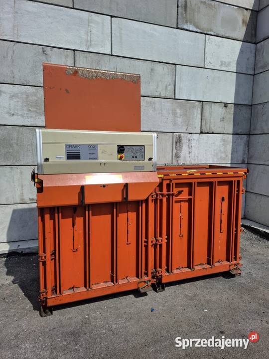 Belownica prasa dwukomorowa do foli makulatury