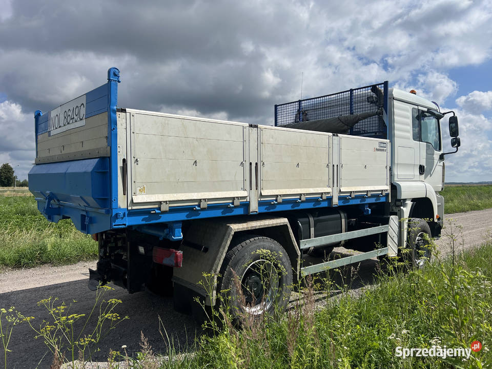 MAN TGA Specjalny Wywrotka 4x4 Laweta Olsztyn
