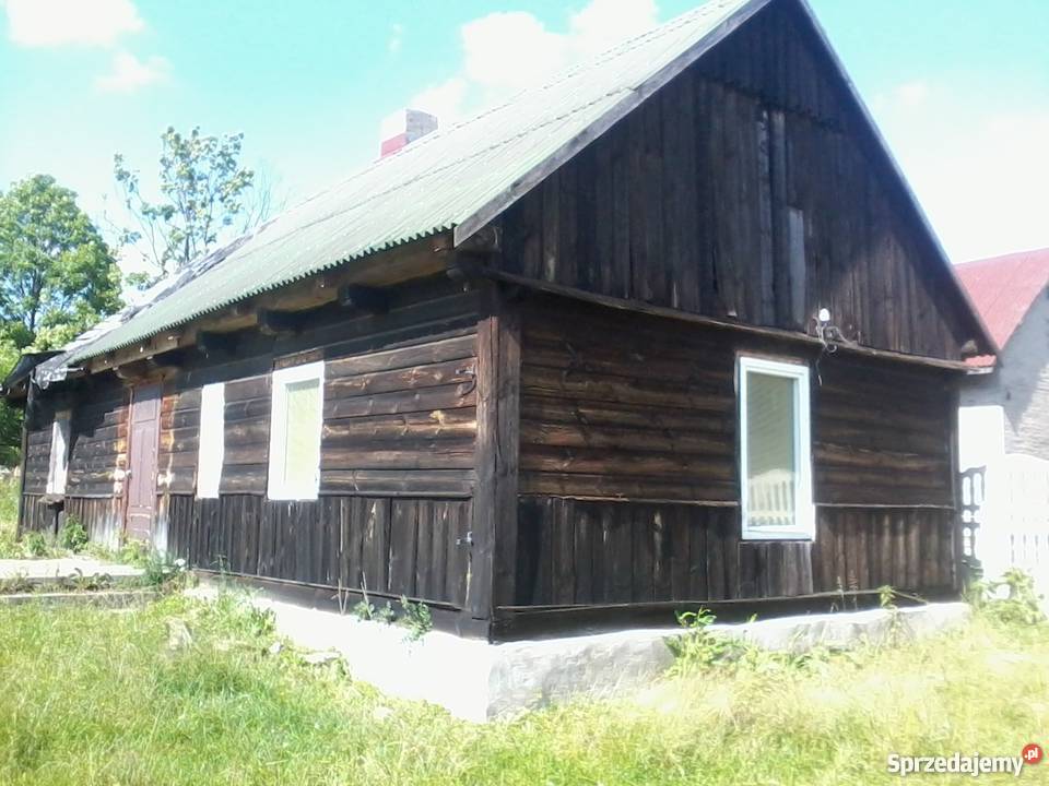 Sprzedam dom drewniany z bali do rozbiórki Karwice