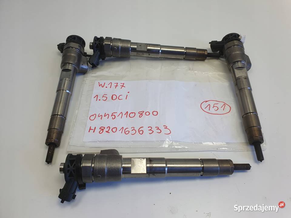 WTRYSKIWACZ Renault Kadjar 15 DCI wtrysk osobowe Wtryskiwacze Chełm sprzedam