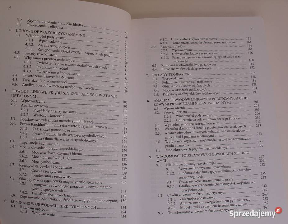 Teoria obwodów część 1 M Tadeusiewicz miękka Łódź