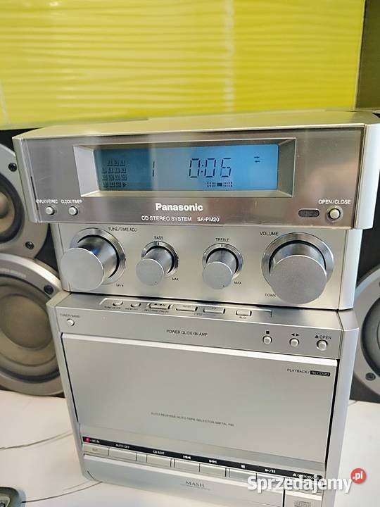 Miniwieża Panasonic SA PM 20 kolumny pilot sprzedam