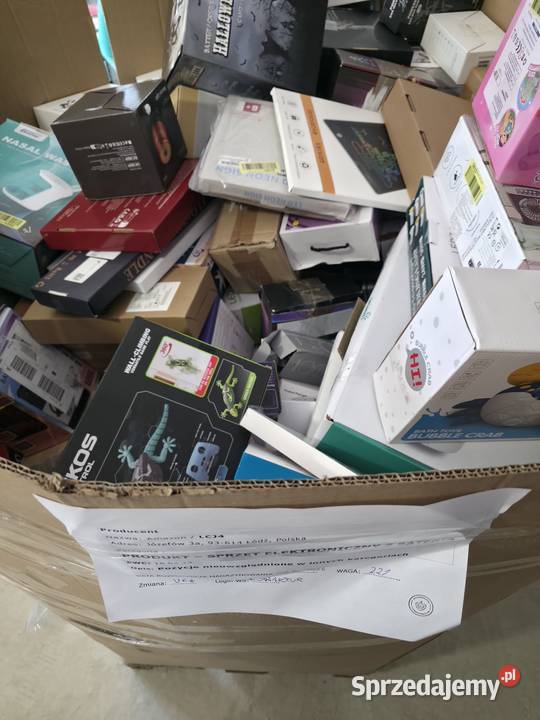 Elektronika Mix palet Amazon Utylizacja Warszawa