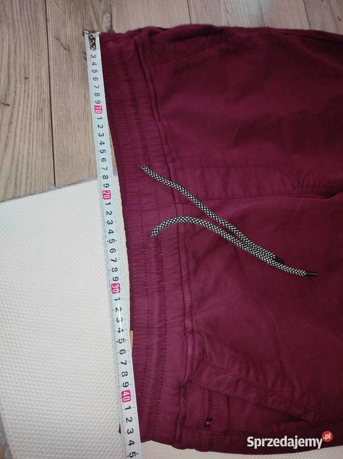 Krótkie spodenki męskie bordowe przed kolano 36 Warszawa