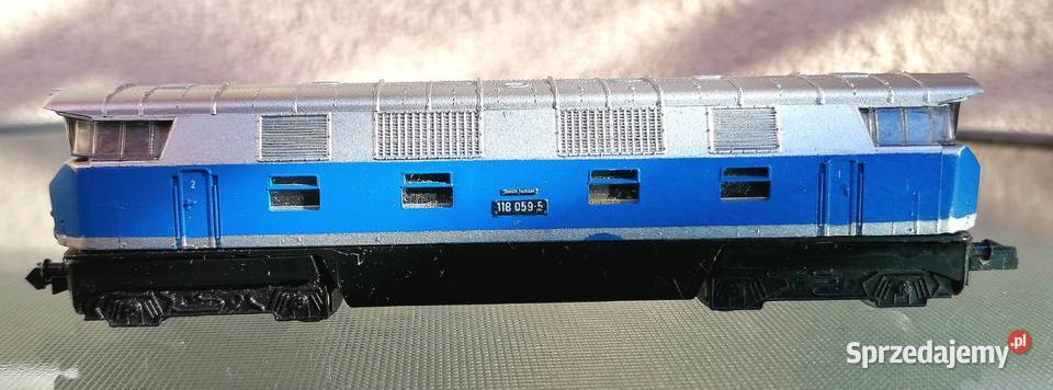 Kolejka lokomotywa skala N Modelarstwo dolnośląskie Wrocław sprzedam