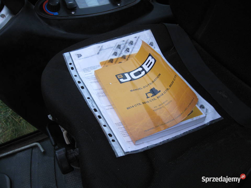 Minikoparka JCB 8018 model 2016r 8014 8016 8026 Rok produkcji 2015 Kołczygłowy