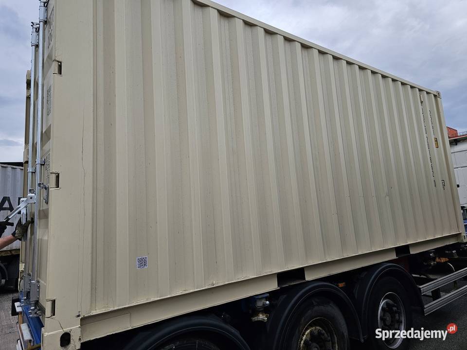 Kontener magazynowy transportowy morski 20OW 6 Magazynowanie Biznes i Przemysł Sławków