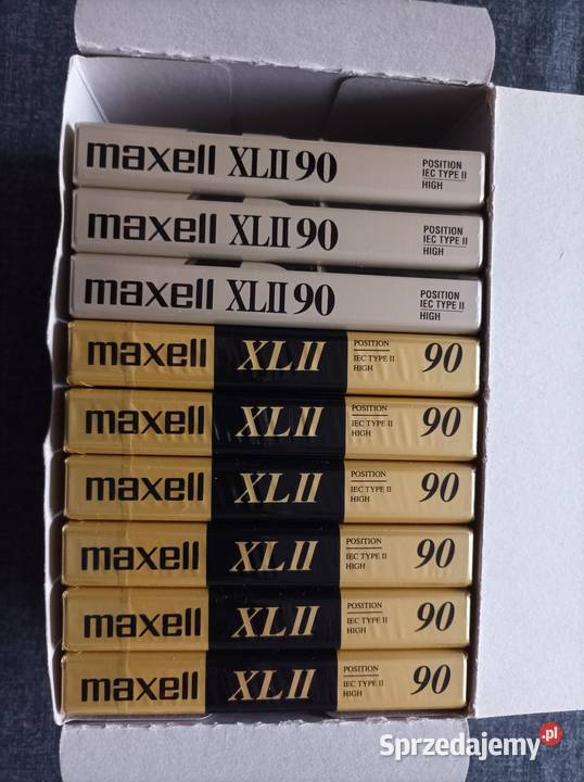 Kaseta Maxwell XL II 90 Chrom CrO2 9 sztuk Warszawa