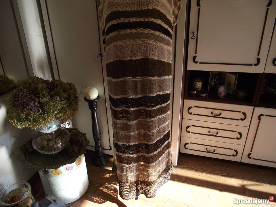 AUTORSKA DZIANINOWA SUKNIA KOLCZUGA r38 44 Rozmiar 44(XXL) wielkopolskie Piła