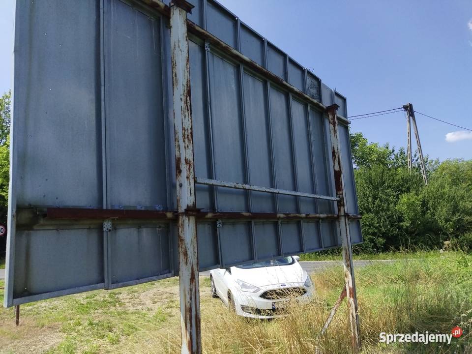 Tablica reklamowa jednostronna wolnostojąca