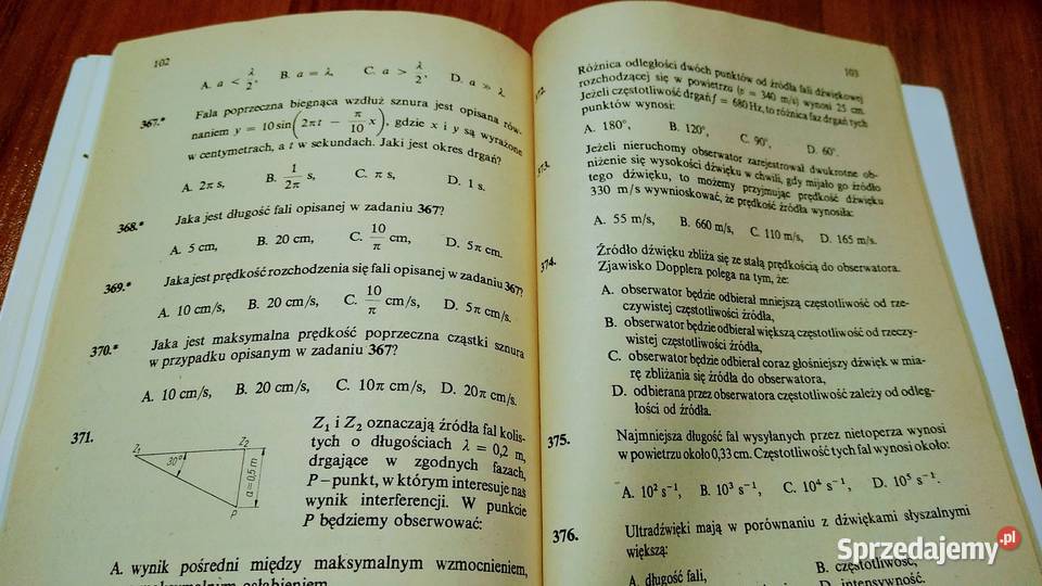 500 pytań testowych z fizyki szkół średnich Gdańsk