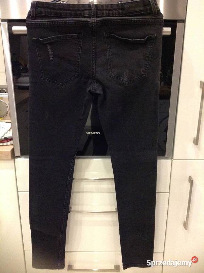 Spodnie Jeans Czarne Damskie VERO MODA r L Spodnie Nowa Sól