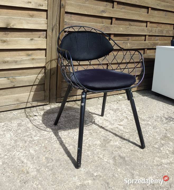 4 x krzesło czarne designerskie Warszawa