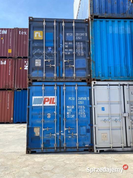 Kontener Morski Magazynowy Budowlany 20DV pomorskie Gdańsk