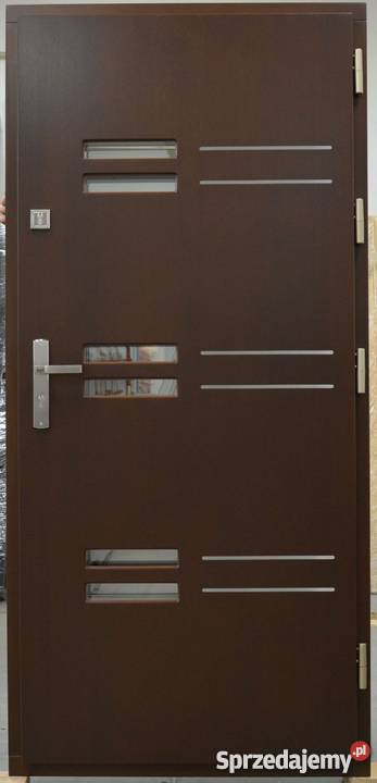 DRZWI ZEWNĘTRZNE DREWNIANE Drzwi i okna Tomaszów Mazowiecki