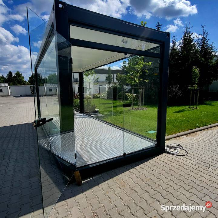 kontenery z przeszkleniem wystawiennicze Janikowo