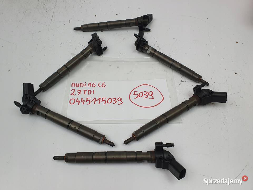 WTRYSKIWACZ Audi A6 C6 27 TDI 0445115039 Chełm sprzedam