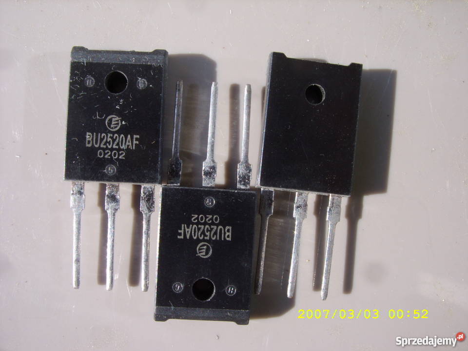 Tranzystory BU 2520AF 2520D 2520DF Nieuzywane Wołów