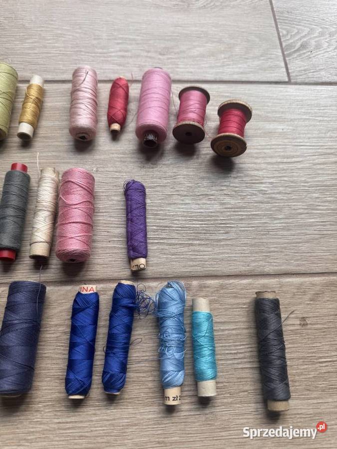 489 ZESTAW nici duży wybór dużo kolorów łódzkie