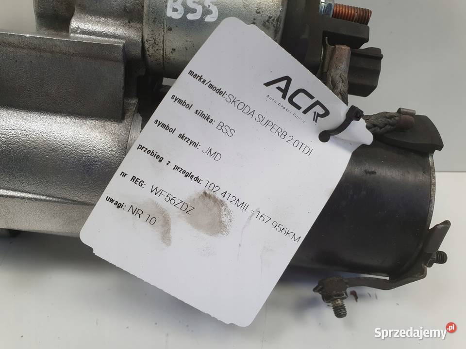 Skoda Superb I 20 TDI ROZRUSZNIK 0001125053 Janów sprzedam