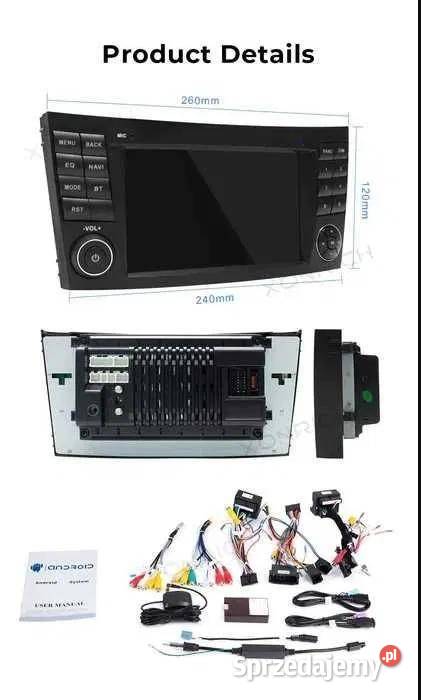 Radio Android Mercedes w211 E300 CLK W209 CLS Ożarowice