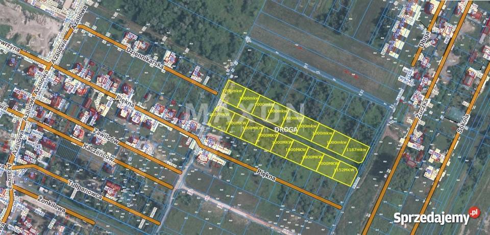 Radzymin Warszawa Trasa S8 działka dewelopera mazowieckie