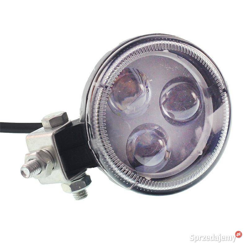 LAMPA ROBOCZA LEDOWA OKRĄGŁA 3 LED SOCZEWKA lubelskie