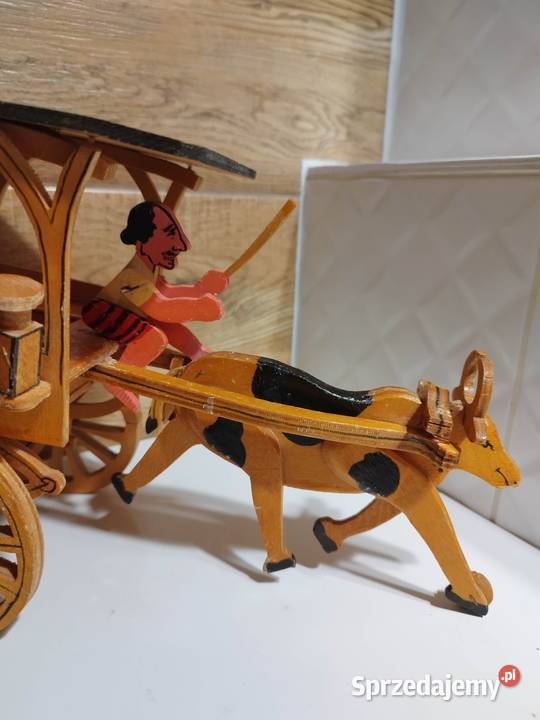 Miniatura wozu ciągniętego wołu Inowrocław