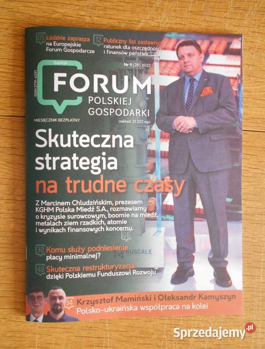 Forum polskiej gospodarki 9 28 2022 Czasopisma Parczew sprzedam