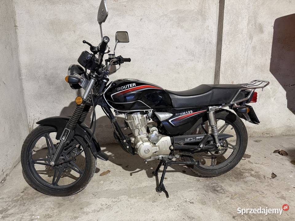 Romet router 125 nowy benzyna Motocykle, skutery, quady