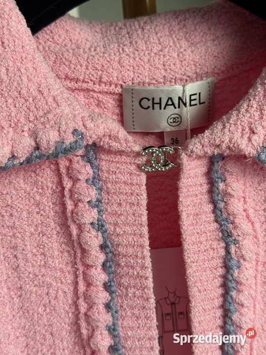 Sweterek CHANEL Rozmiar 40(L) Marynarki i żakiety Marki